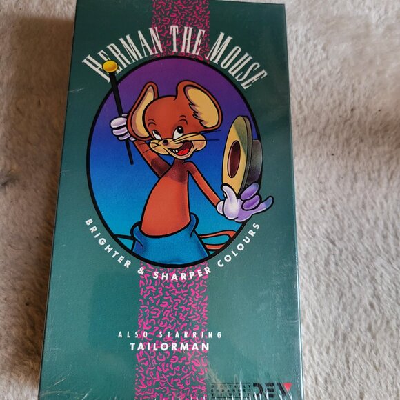 Herman the Mouse, Kid Video (VHS tape) BRAND NEW AND SEALED VINTAGE SEE PICS - Picture 1 of 4
